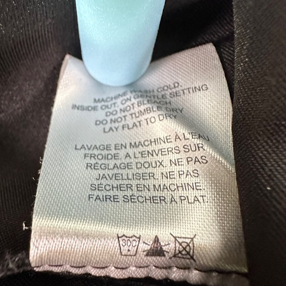 Brunette The Label | Black Silky Satin Long Sleeve Button-Up Shirt - Picture 10 of 10